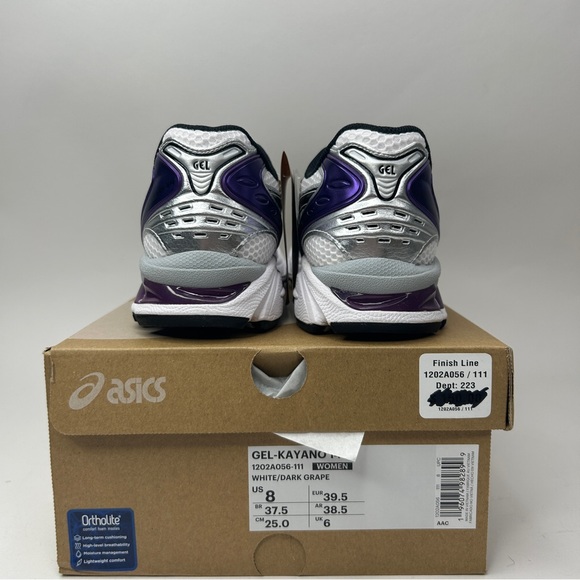 ASICS Gel Kayano 14 WMNS “White Dark Grape” 2023 - Picture 4 of 4